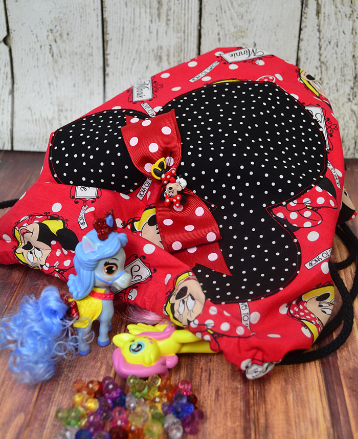 Disney Drawstring Backpack Sewing Project