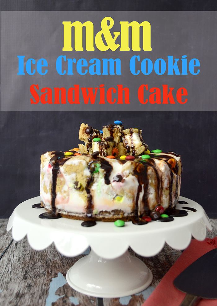 M M S Ice Cream Cookie Sandwich Cake