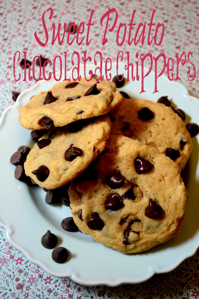 Chocolate Chippers w/Sweet Potato @pinkcakeplate.com