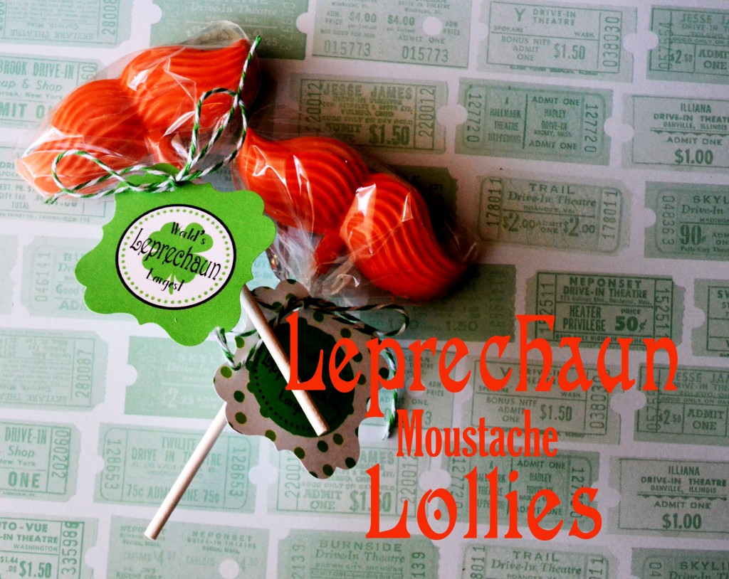 Now that Valentine's Day is over its time to move on to the next holiday! St. Patrick's Day! I just love holidays all holidays and I love to make quick and easy holiday treats! These Leprechaun Mustache Lollies are not only adorable but so easy to make!! I just love them!! Plus I have the free printable tag for you too!