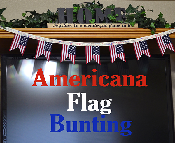 americana flag bunting