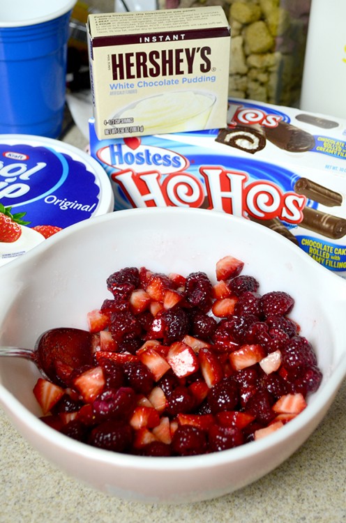 Hostess holiday trifle ingred