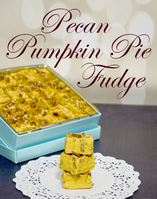 pecan pumpkin pie fudge 4