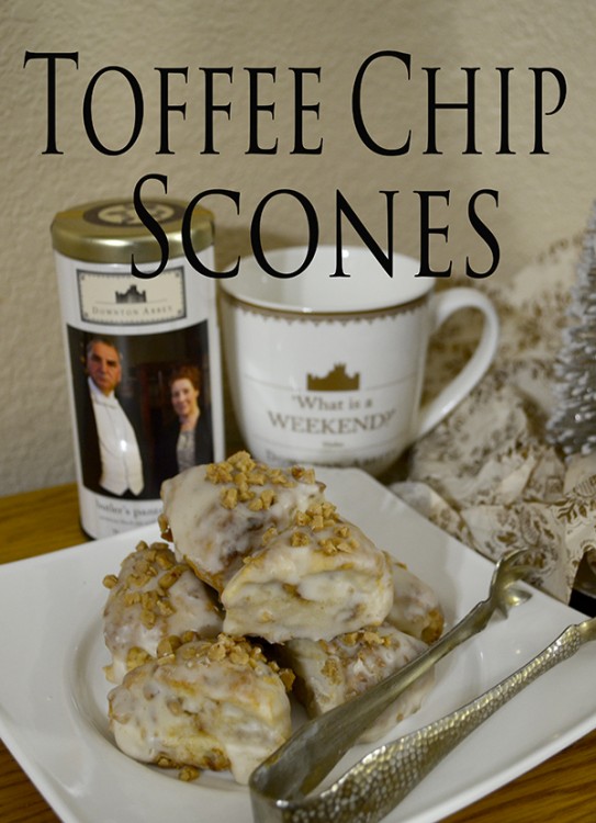 toffee chip scones