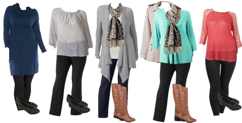 Plus Size Mix And Match Winter Fashion Great Wardrobe Pieces