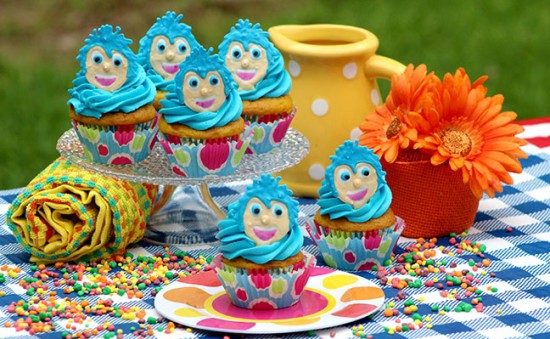 Disney/Pixar's Inside Out Movie Joy Inspired Cupcakes slider