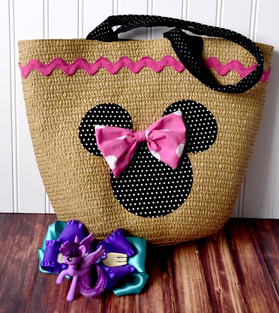 minnie mouse straw tote 3