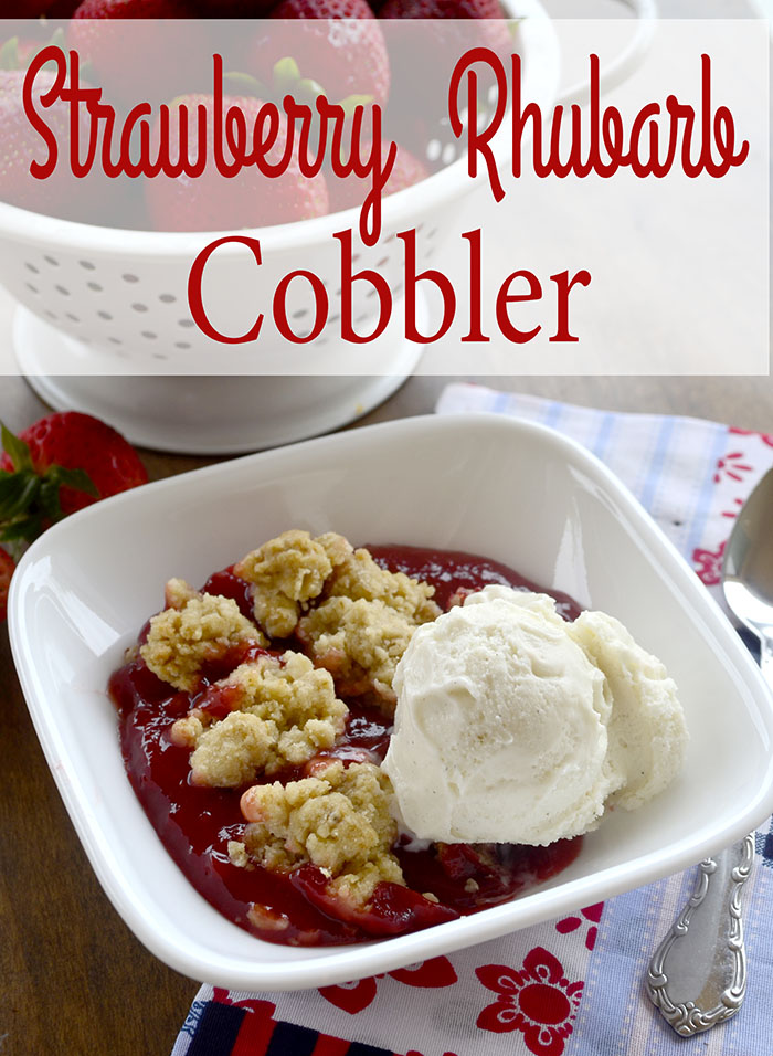 strawbery rhubarb cobbler2