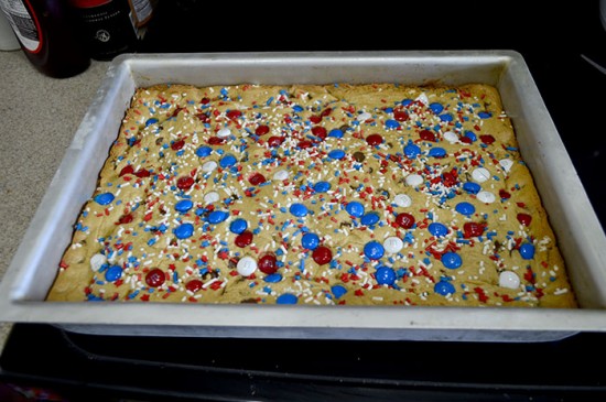 red white and blue blondies 2
