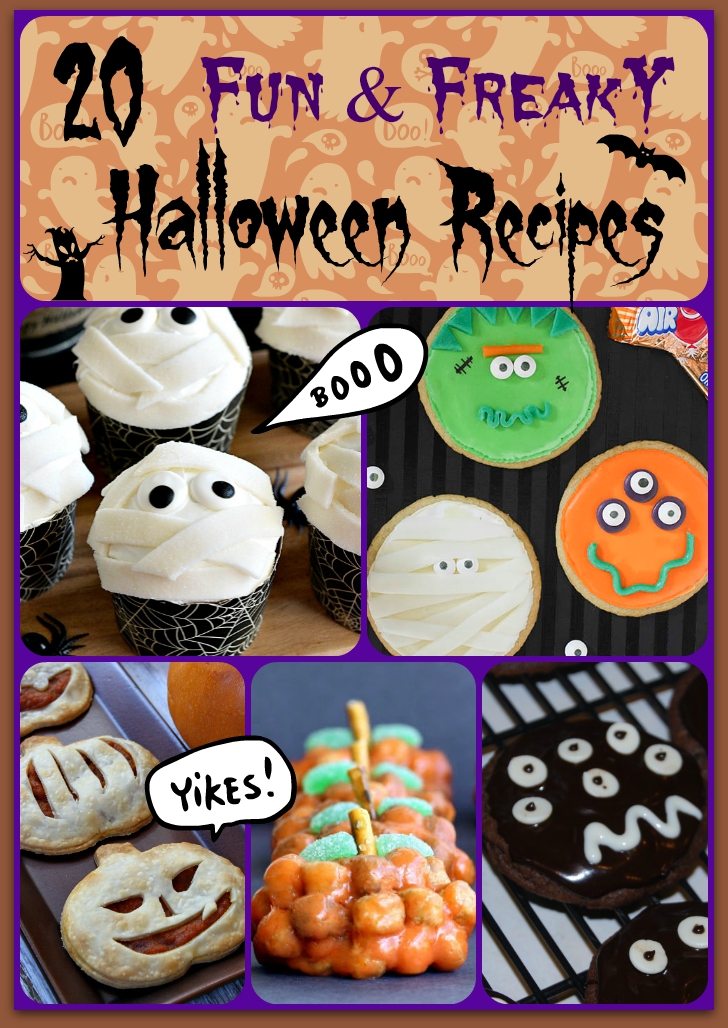 C - 20 Fun and Freaky Halloween Recipes - words