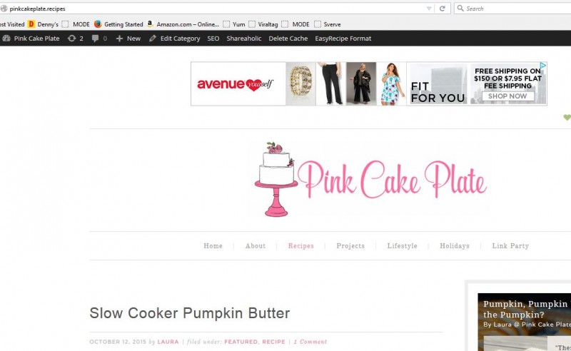 pinkcakeplate recipes 2