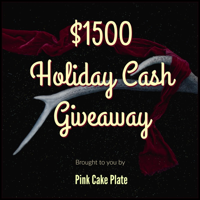 HC Pink cake plate