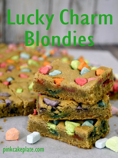 lucky charm blondies 3