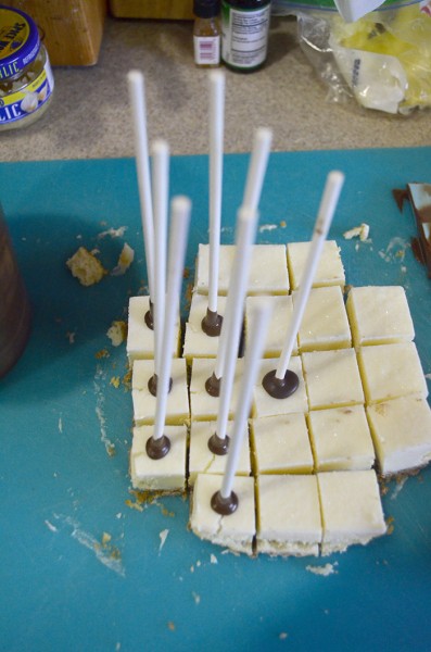 chocolate covered cheesecake pops b