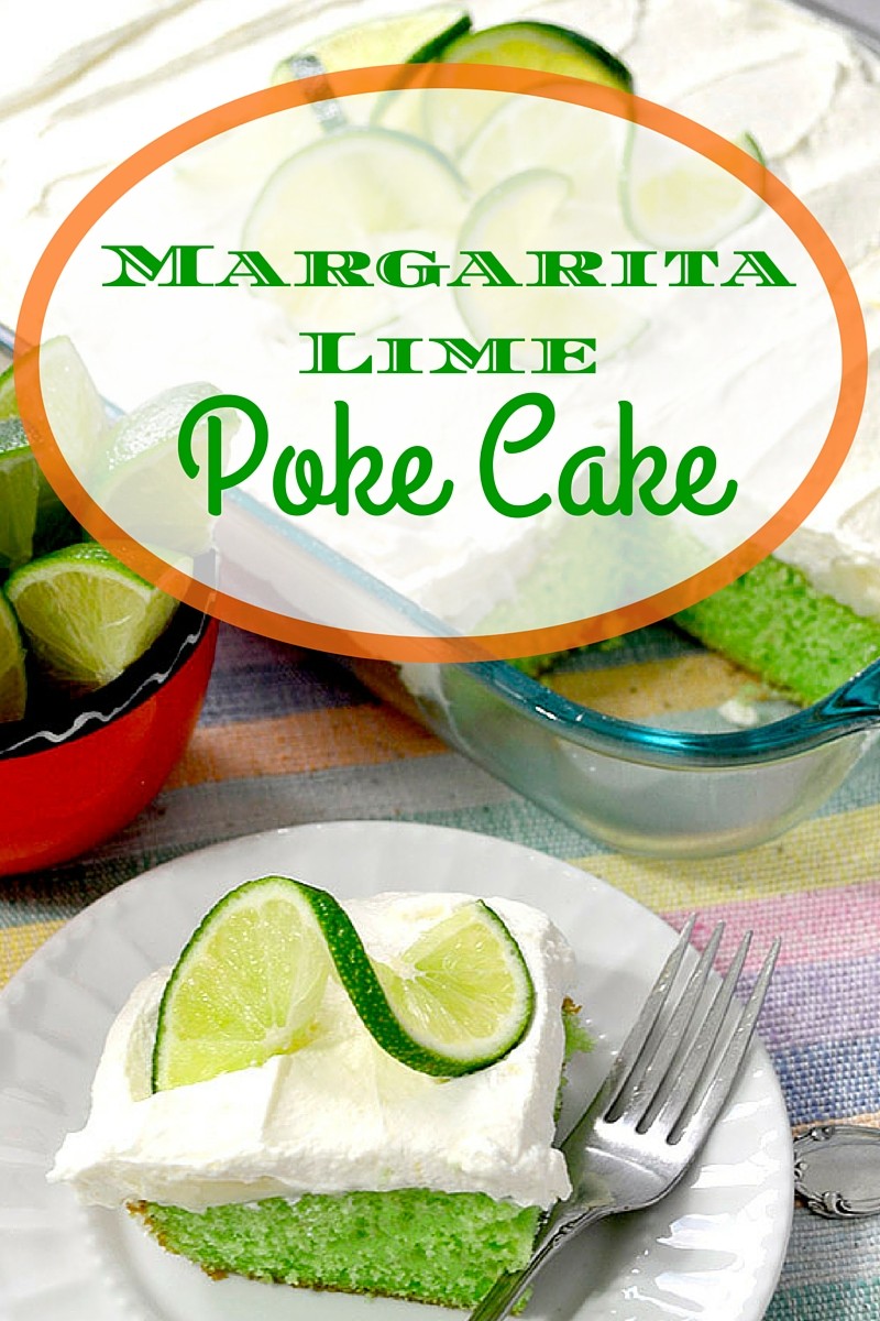 Margarita Lime Poke Cake