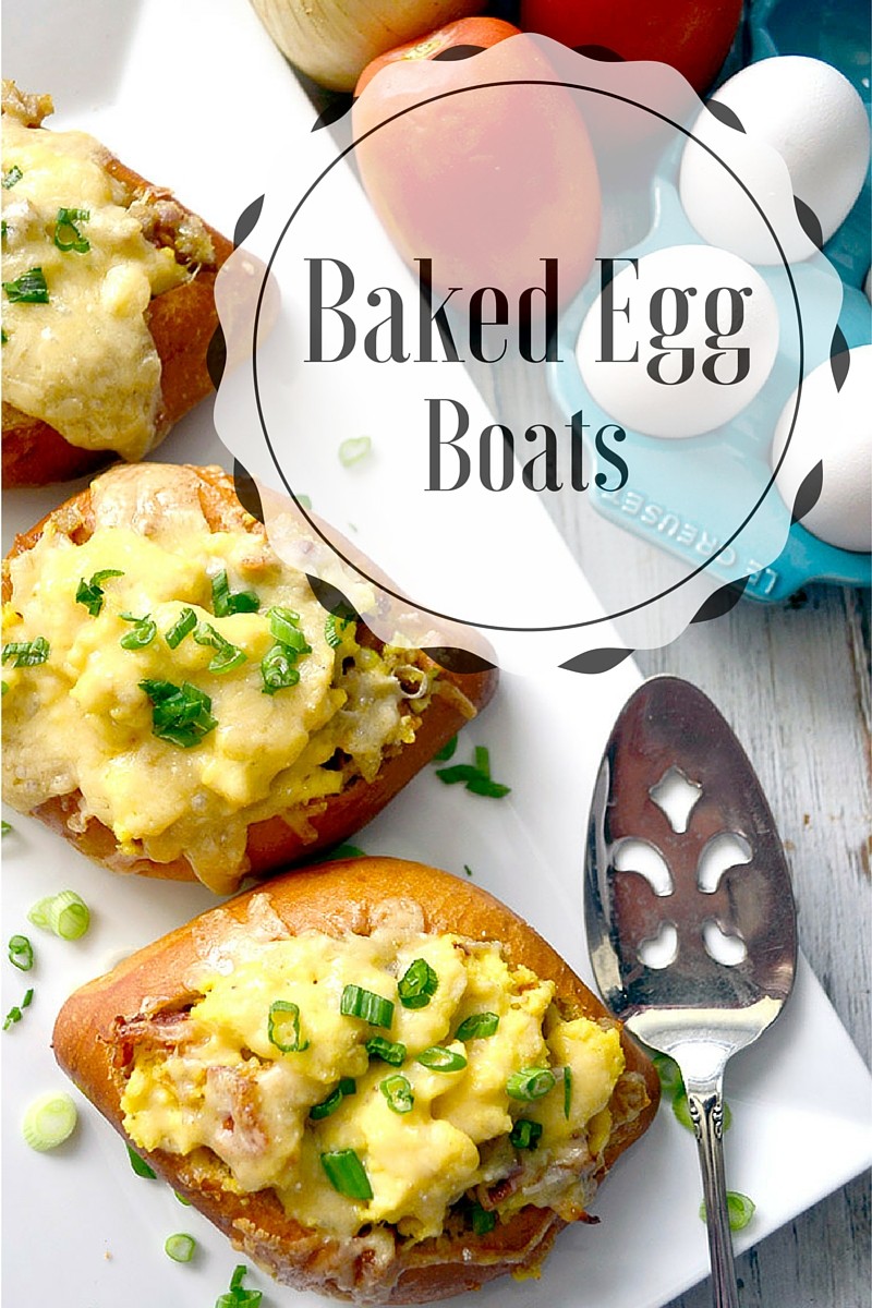 baked egg boats