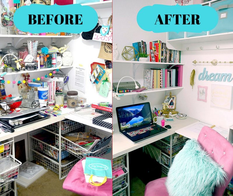 Before and After Craft corner