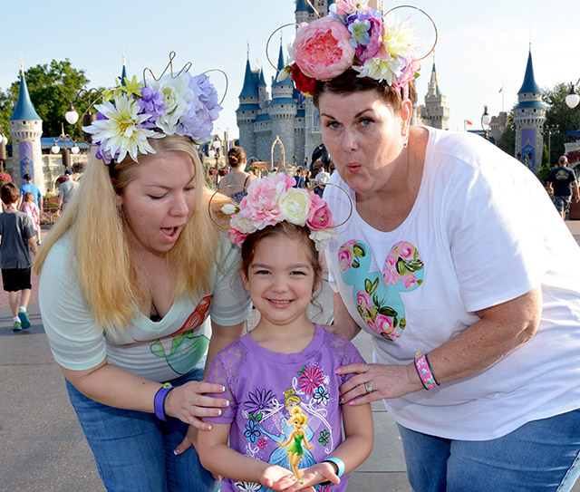 tinker bell floral ears
