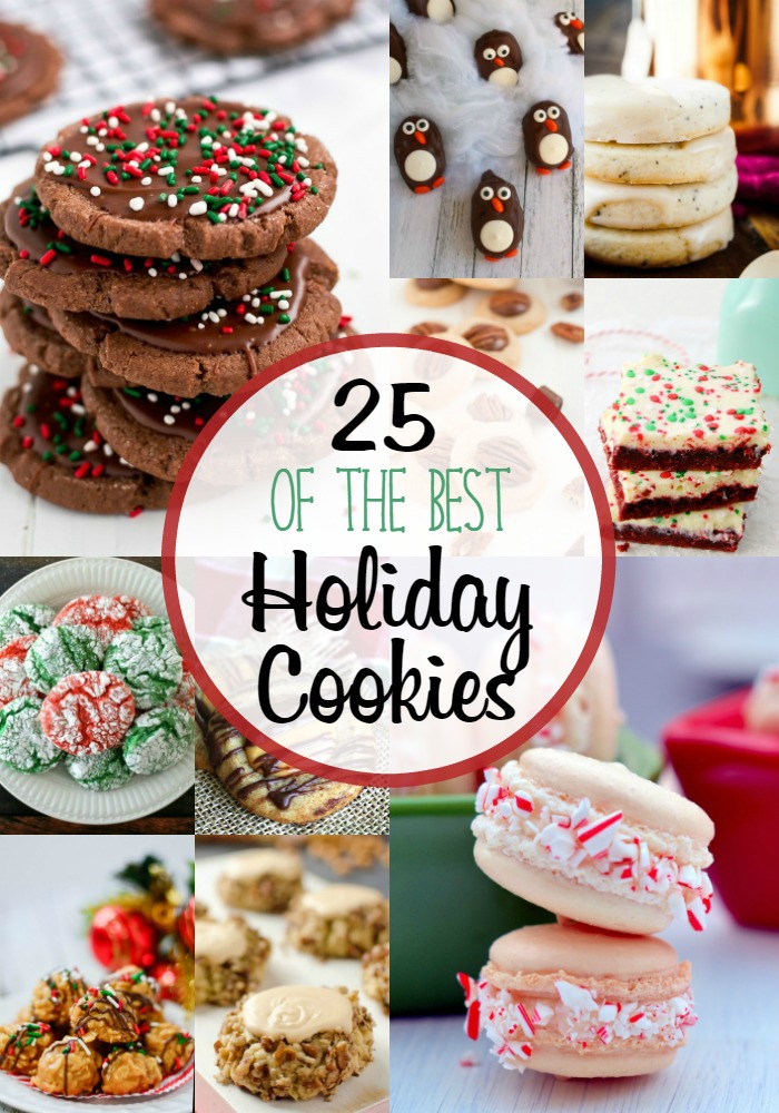 25 of the Best Holiday Cookies Pink Cake Plate