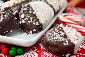 Black and White Peppermint Brownies