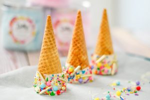 Cotton Candy Ice Cream Cone Party Favors