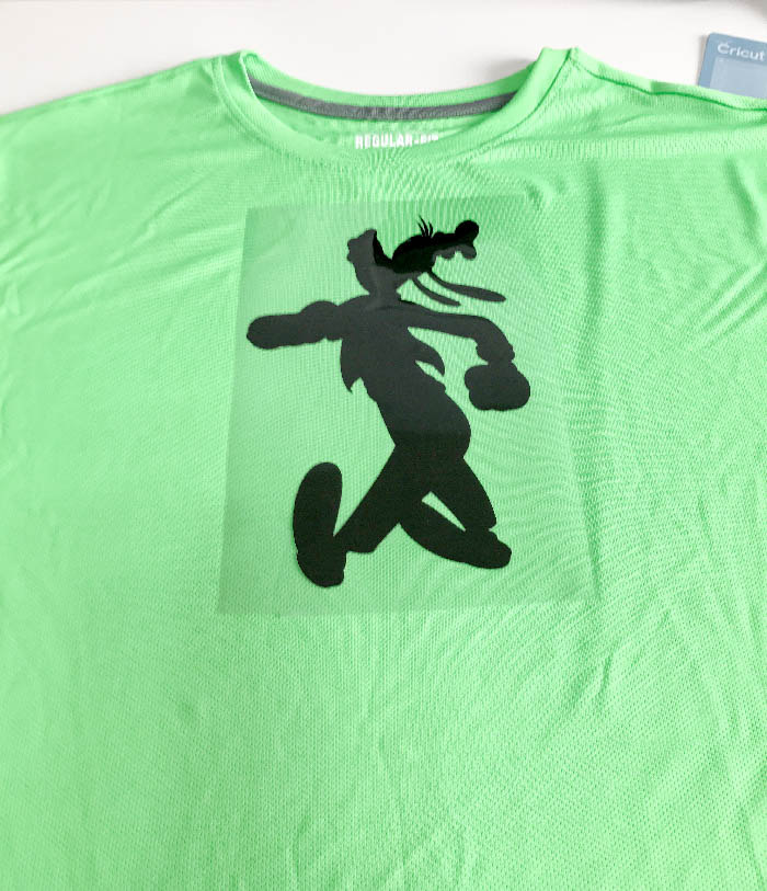 Iron On Vinyl 101 Disney Goofy T-Shirt