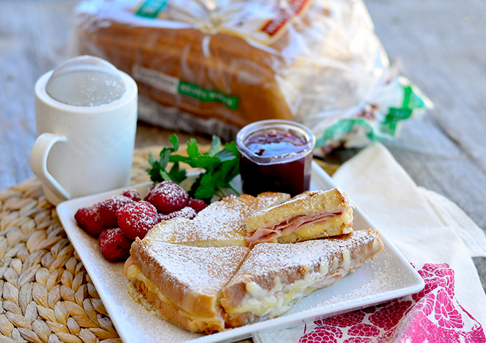 Easy Six ingredient Monte Cristo Sandwich