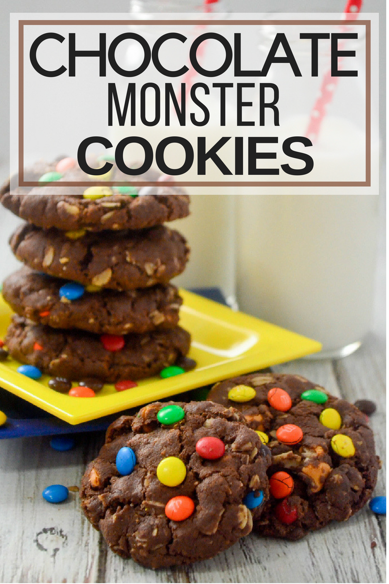 Chocolate Monster Cookies