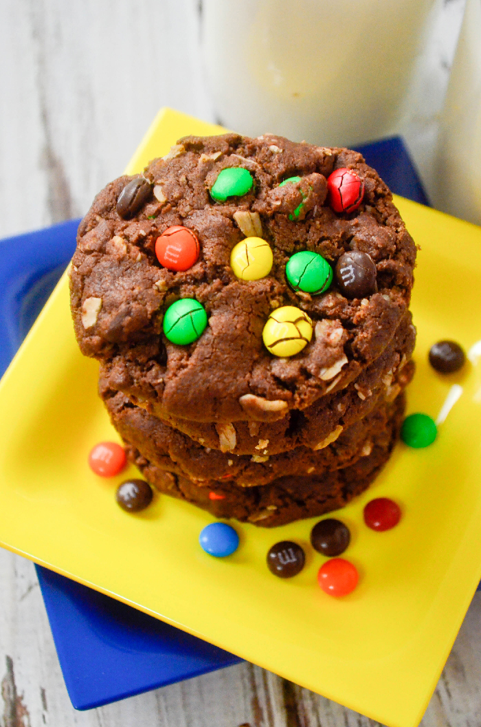 Chocolate Monster Cookies