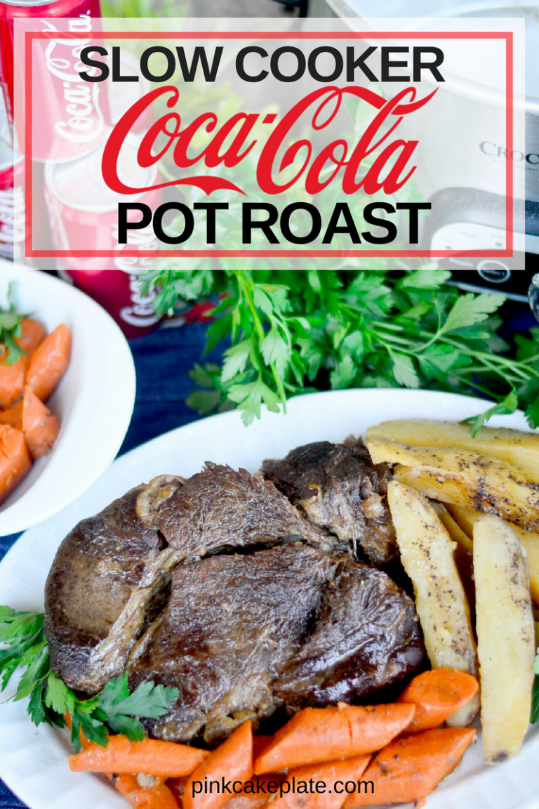 Slow Cooker Coca-Cola® Pot Roast - Pink Cake Plate Can Pot Roast Be A Little Pink