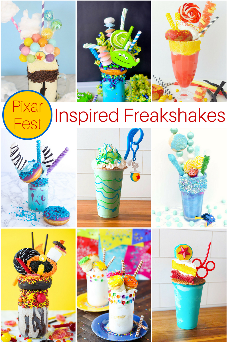 I was so excited when a few of us decided to have a Pixar Fest inspired Freak Shake Blog Hop! One of my favorite Pixar characters is the Little Green Alien from Toy Story so I had to make this Toy Story Alien Freak Shake.