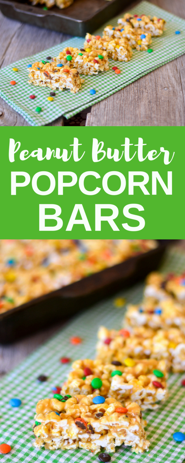 Peanut Butter Popcorn Bars