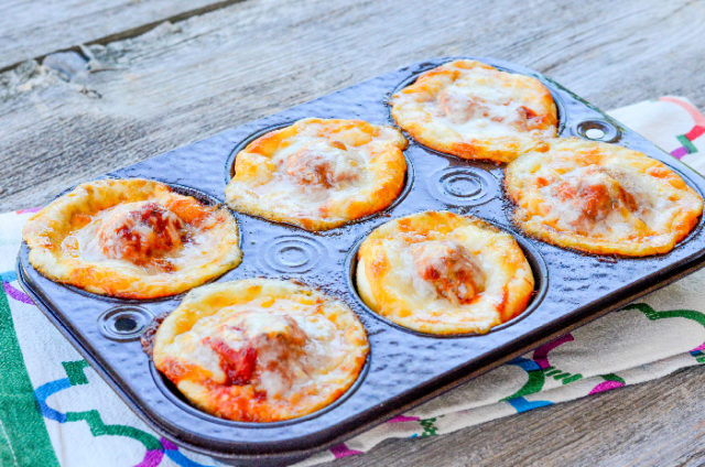 Easy Meatball Marinara Cups