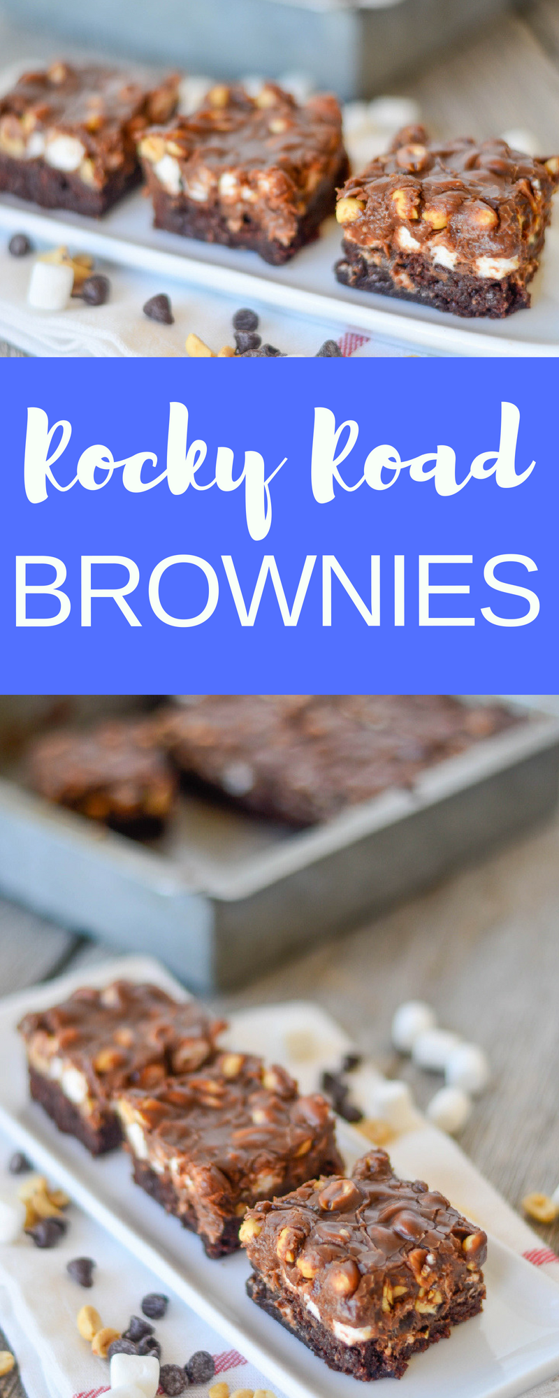 Rocky Road Brownies long pin collage